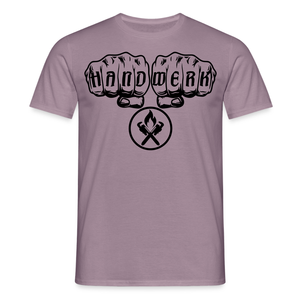 Unisex T-Shirt "Heizungsbauer" - Lilagrau