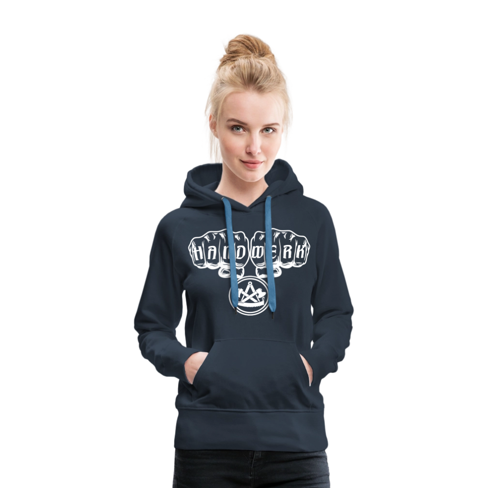 Frauen Premium Hoodie "Zimmermann" - Navy