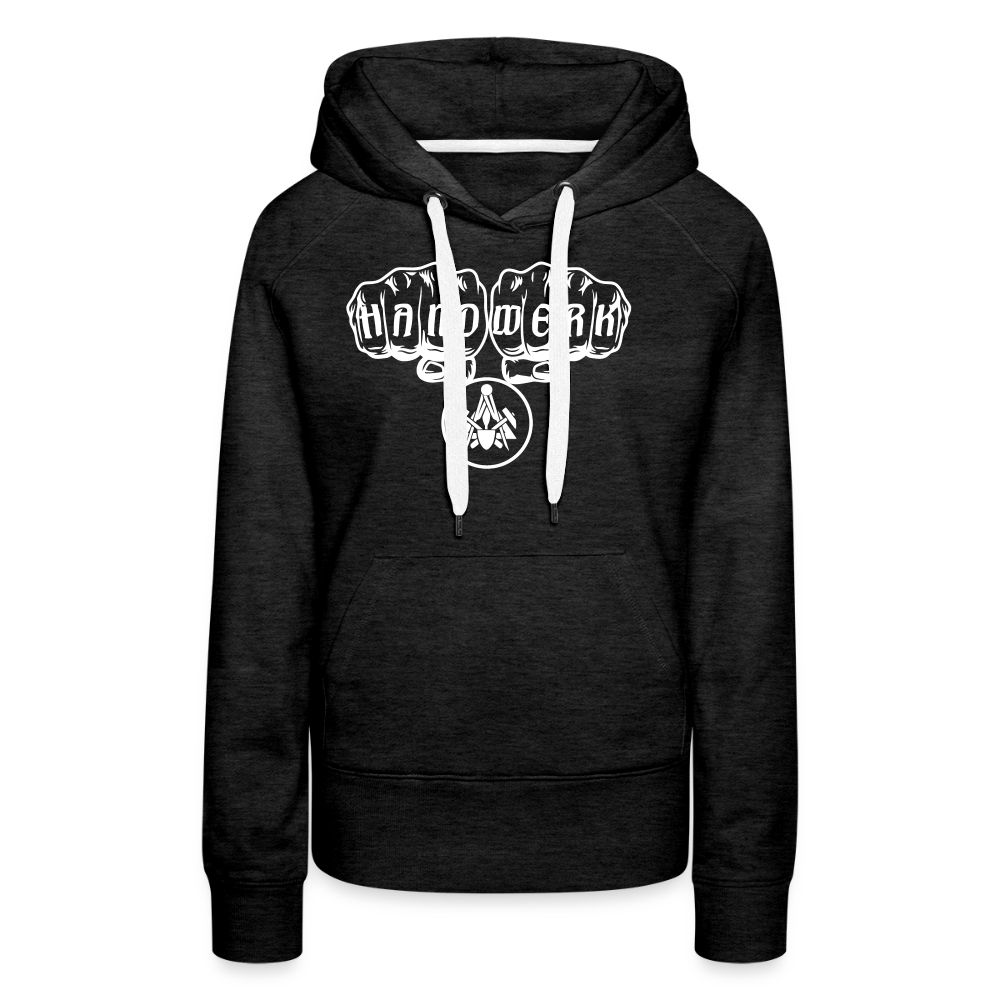 Frauen Premium Hoodie "Maurer" Anthrazit Frauen Premium Hoodie