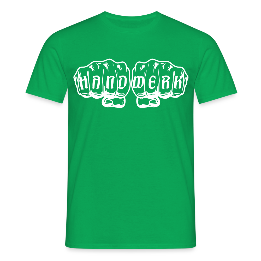 Unisex T-Shirt "Handwerk" Kelly Green Männer T-Shirt
