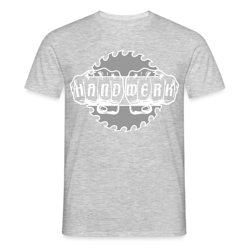 Unisex T-Shirt "Handwerk-SB" - Grau meliert