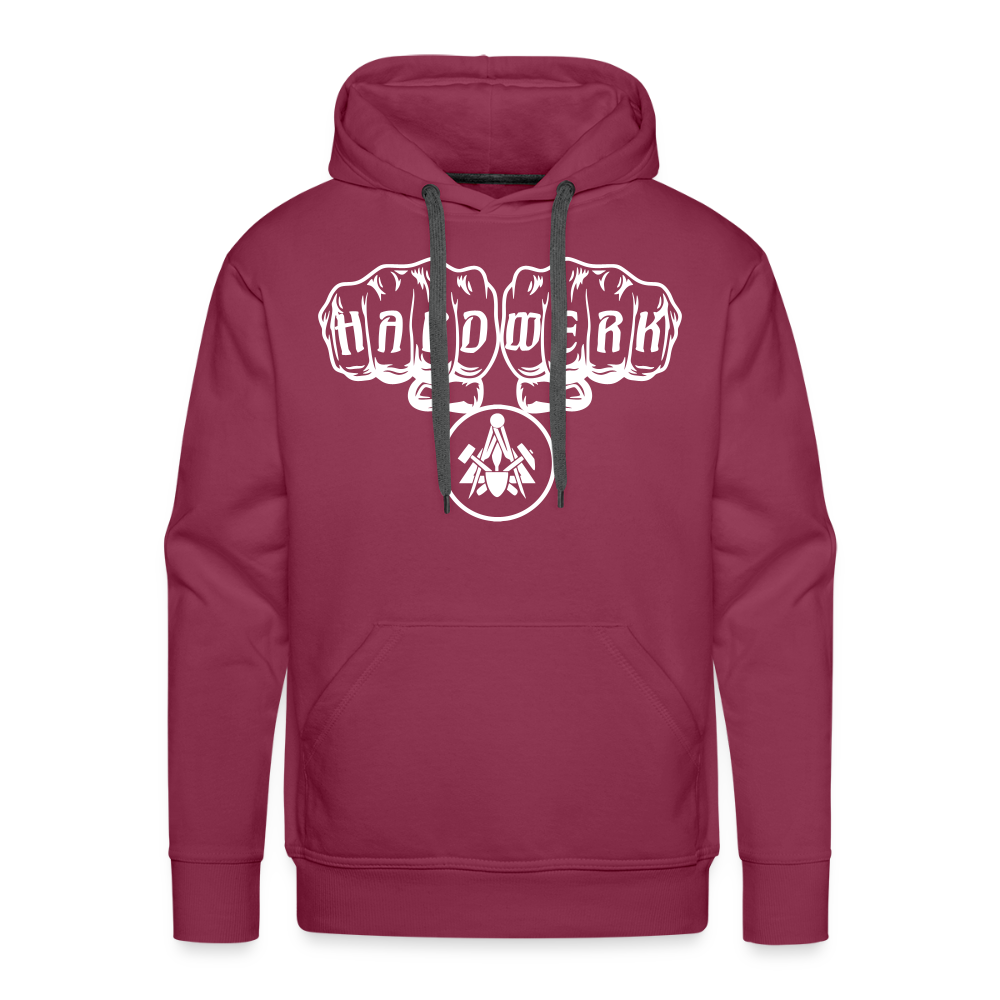Männer Premium Hoodie "Maurer" - Bordeaux