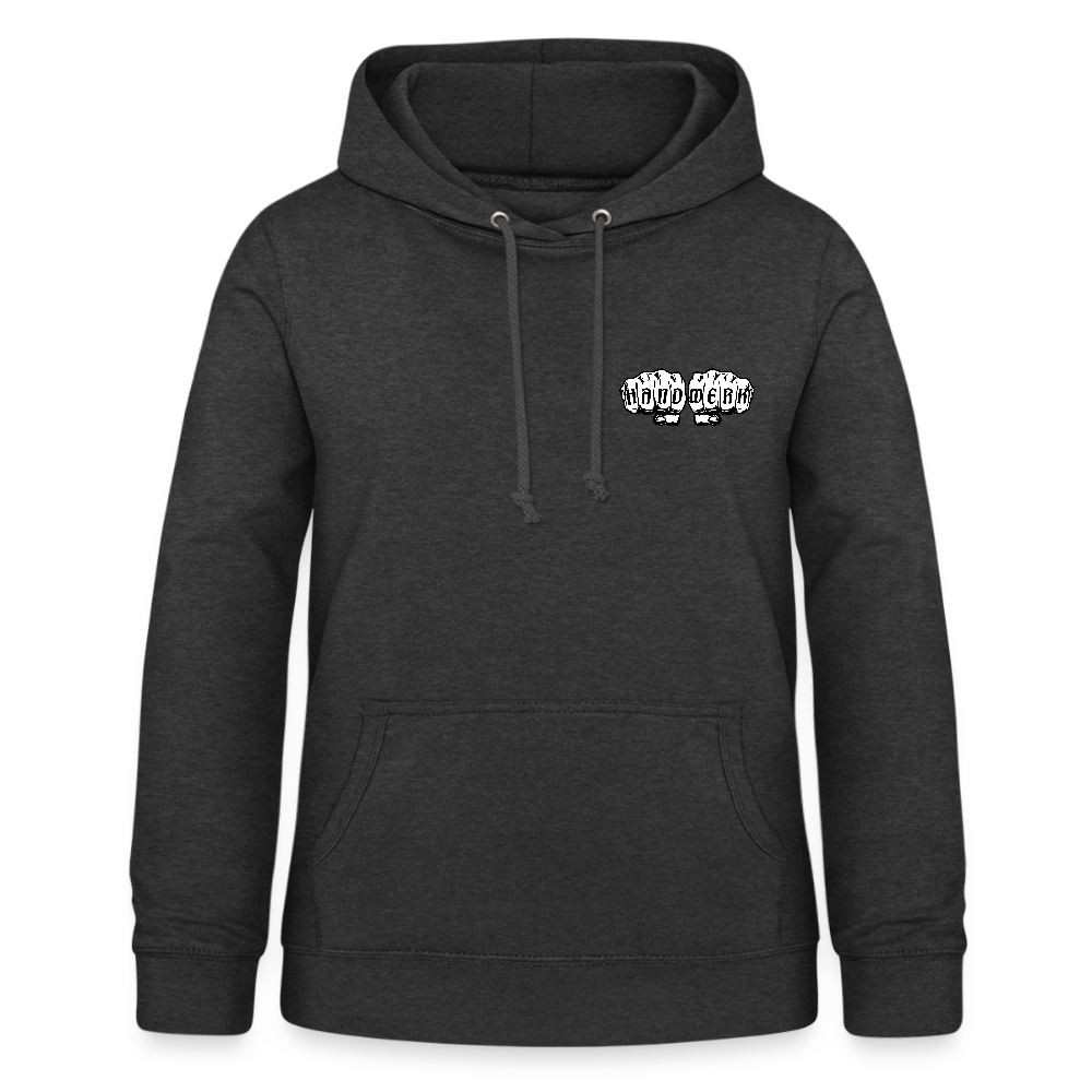 Frauen Hoodie "Metallbauerin" (beidseitig beruckt) - Anthrazit