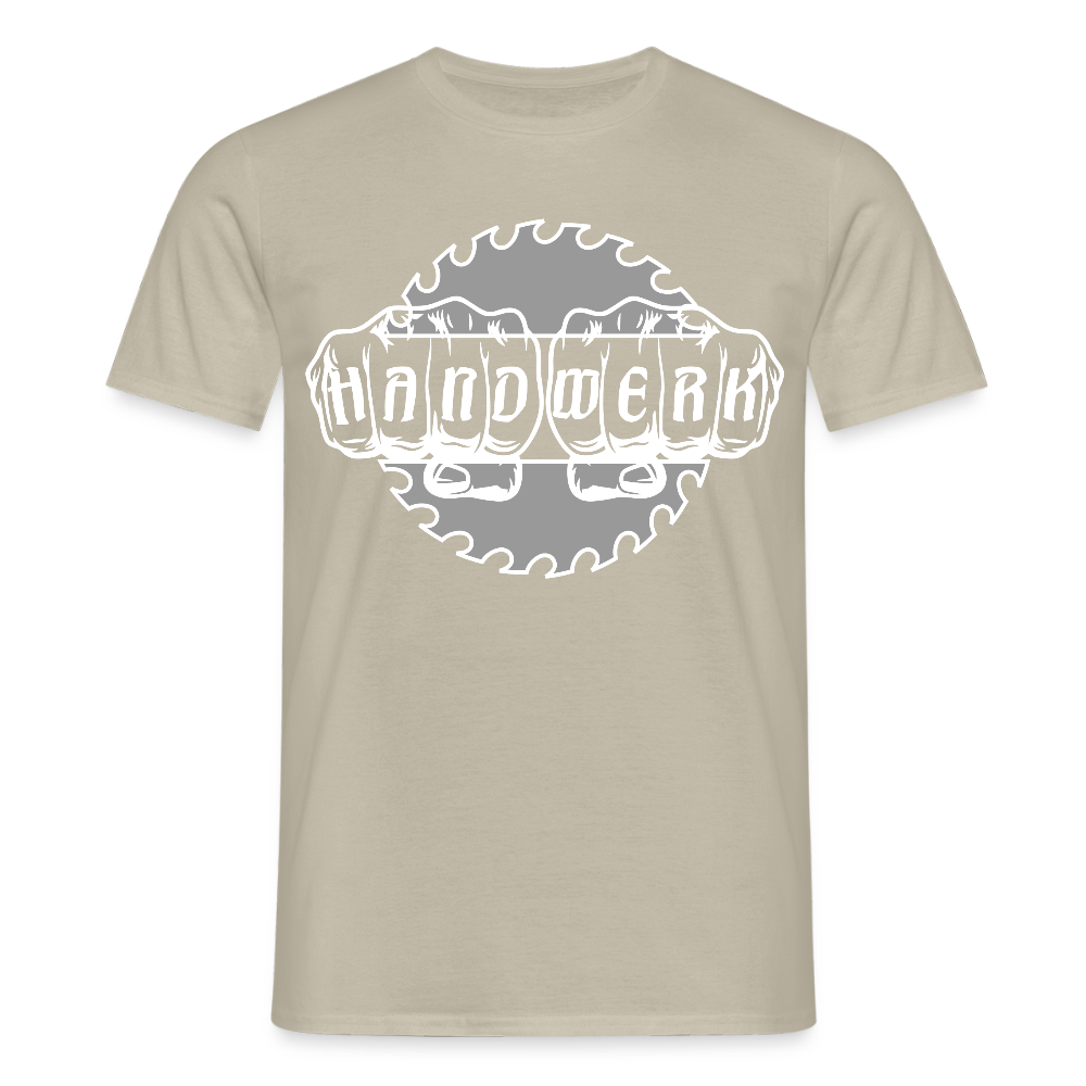 Unisex T-Shirt "Handwerk-SB" - Sandbeige