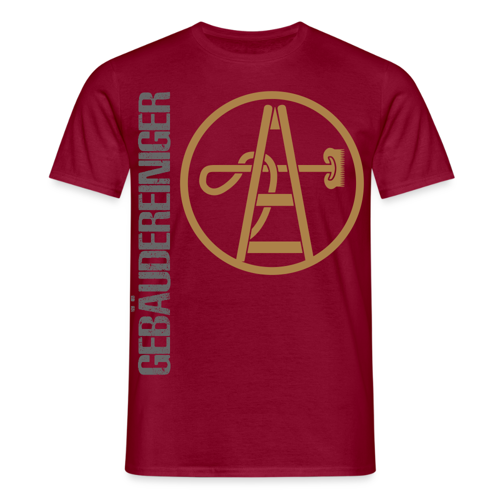Unisex T-Shirt "Gebäudereiniger" - Ziegelrot