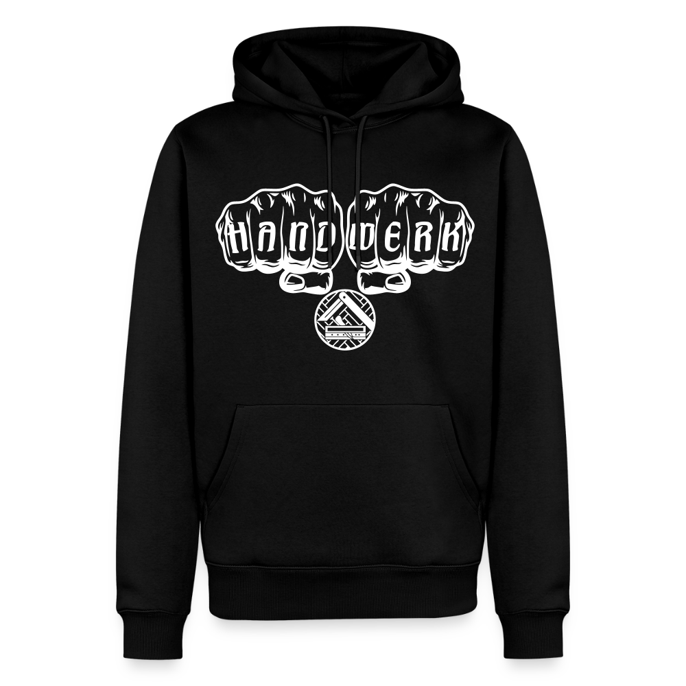 Männer Premium Hoodie "Parkettleger" - Schwarz