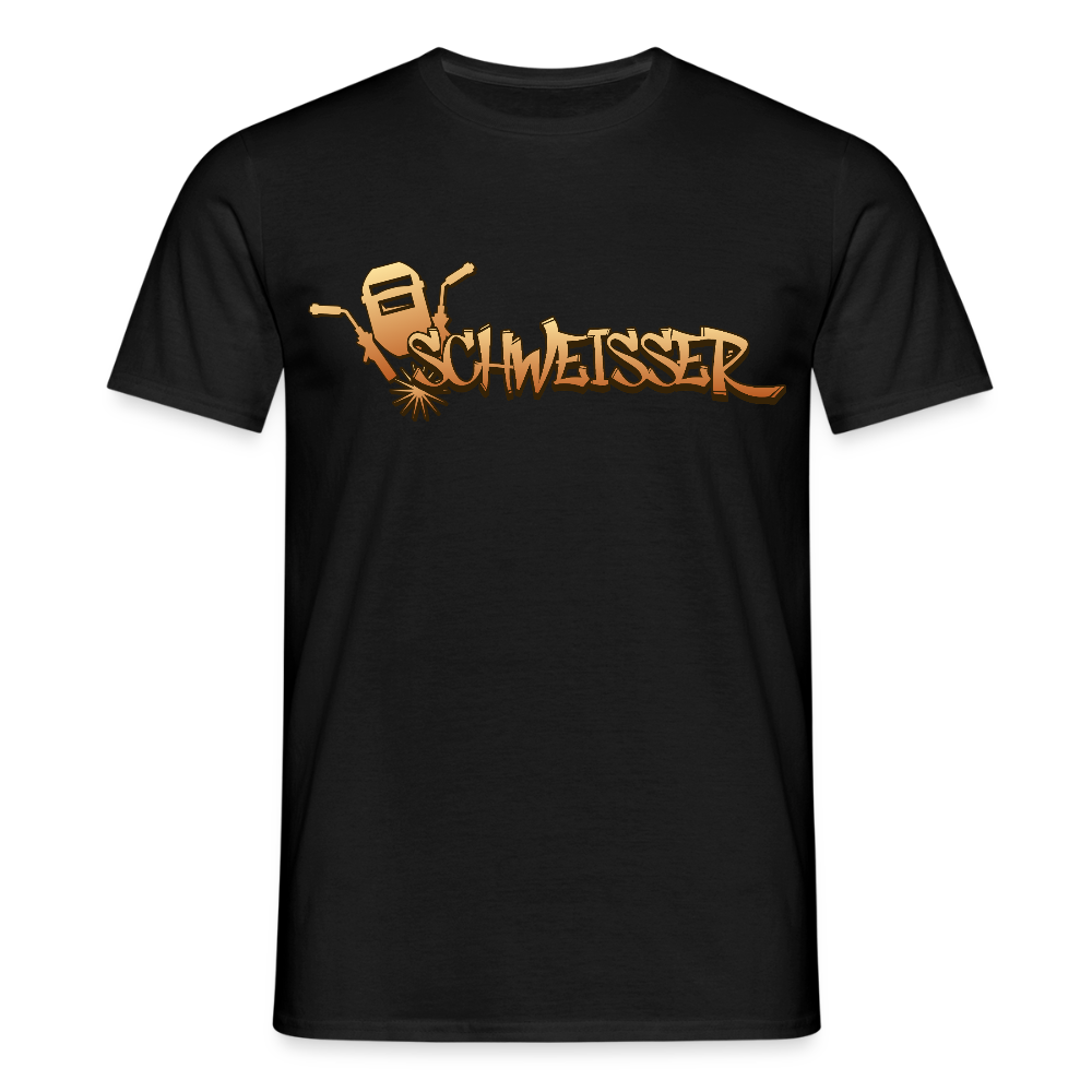 Unisex T-Shirt "Schweisser" - Schwarz