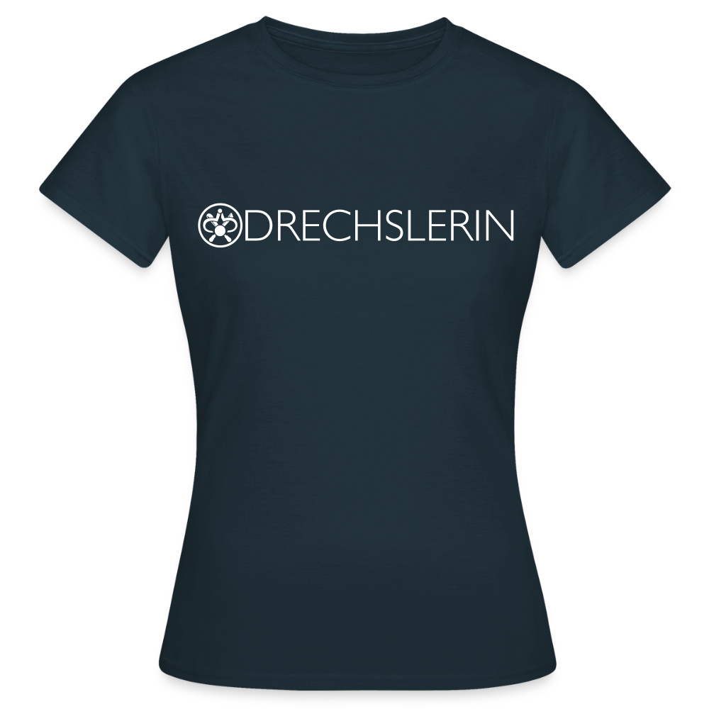 Frauen T-Shirt "Drechslerin" - Navy