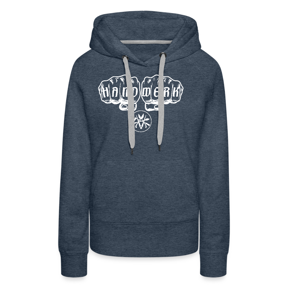Frauen Premium Hoodie "Spengler" - Jeansblau