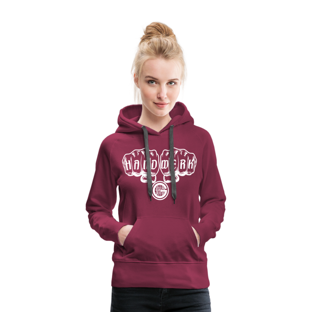 Frauen Premium Hoodie "Gerüstbauer" - Bordeaux