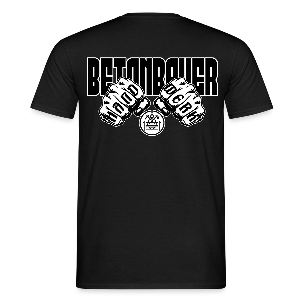 Unisex T-Shirt "Betonbauer" - Schwarz