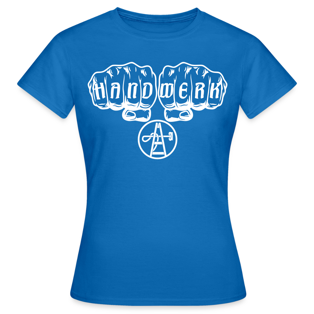 Frauen T-Shirt "Gebäudereiniger" - Royalblau