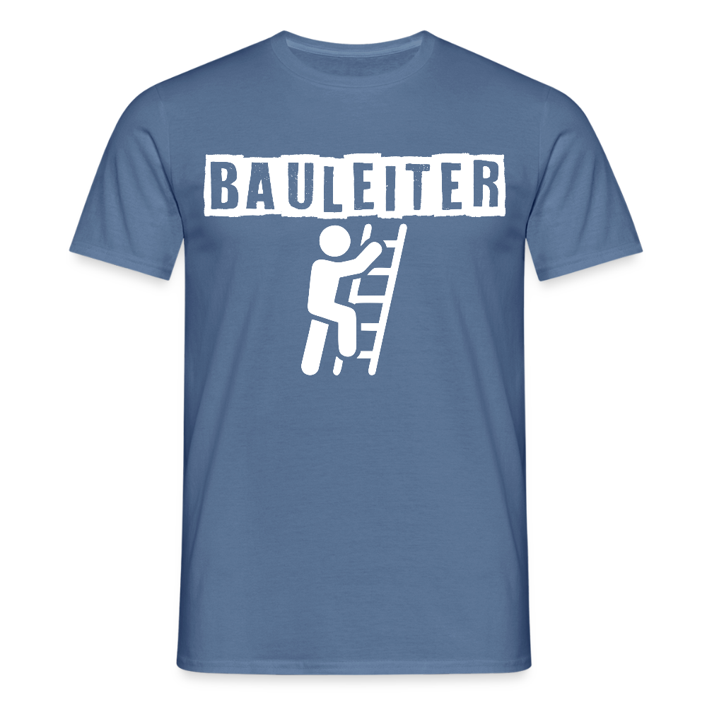 Unisex T-Shirt "Bauleiter" - Taubenblau