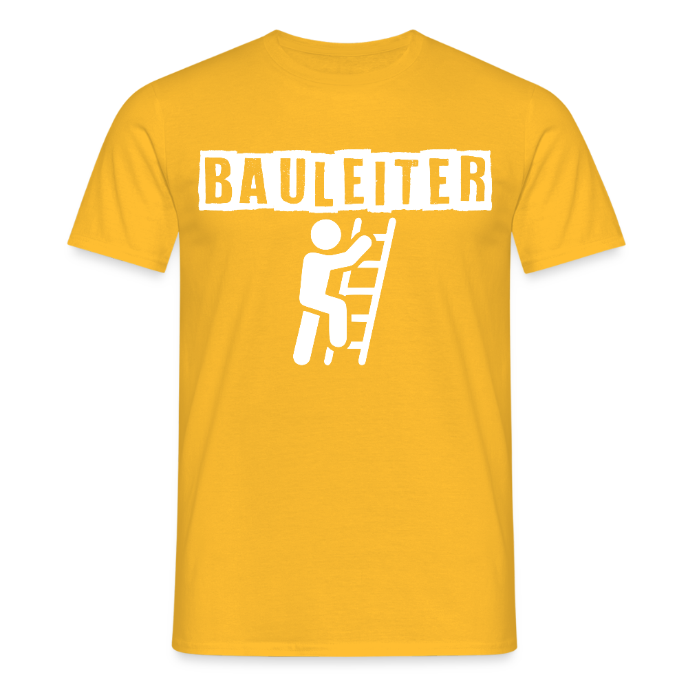 Unisex T-Shirt "Bauleiter" - Gelb
