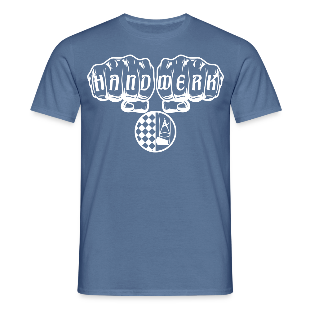 Unisex T-Shirt "Bodenleger" - Taubenblau