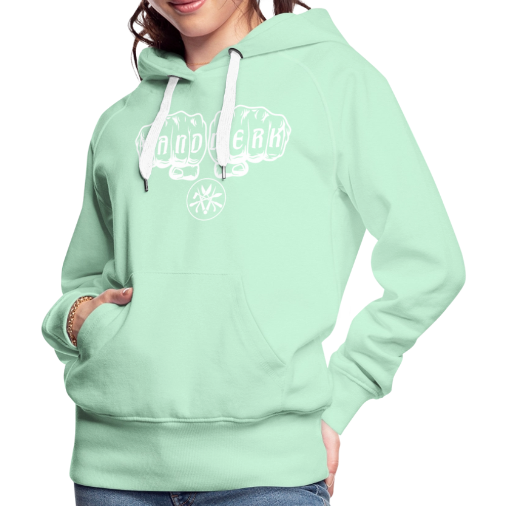 Frauen Premium Hoodie "Spengler" - helles Mintgrün