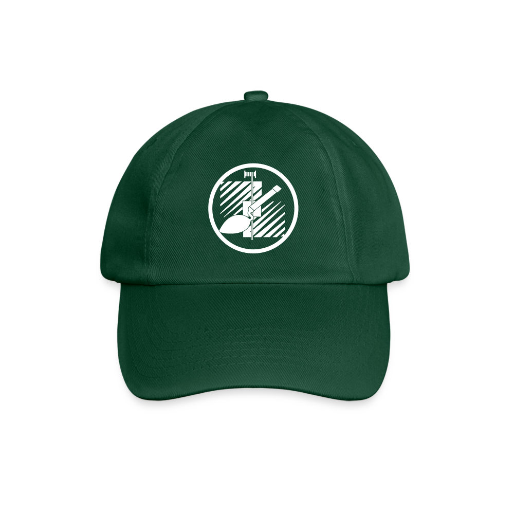 Baseballkappe "Fliesenleger" Flaschengrün One size Baseballkappe