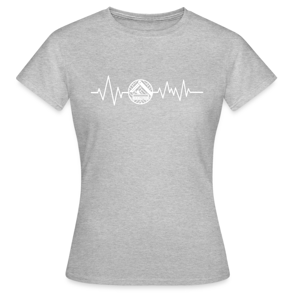 Frauen T-Shirt "Parkettleger" - Grau meliert