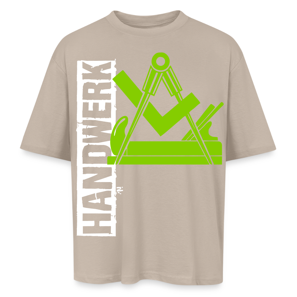 Oversized Unisex T-Shirt "Schreiner/Tischler" - Sahara