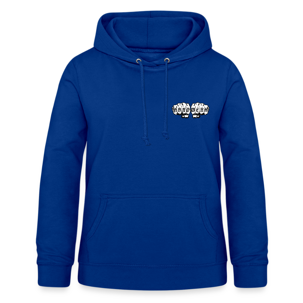 Frauen Hoodie "Metallbauerin" (beidseitig beruckt) - Royalblau