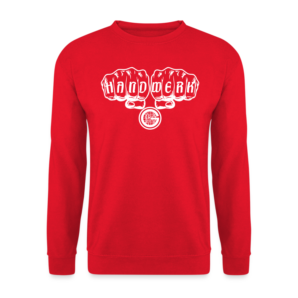 Unisex Pullover "Gerüstbauer" - Rot