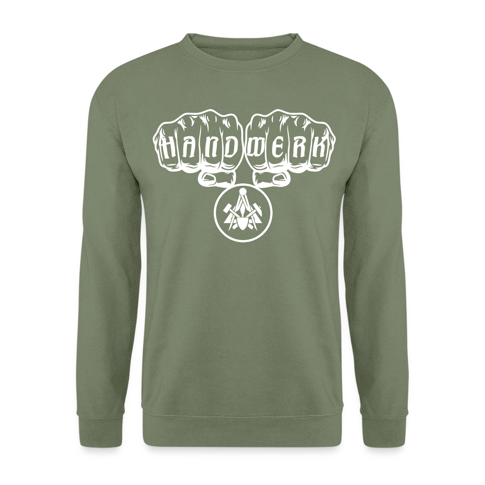 Unisex Pullover "Maurer" Armeegrün Unisex Pullover