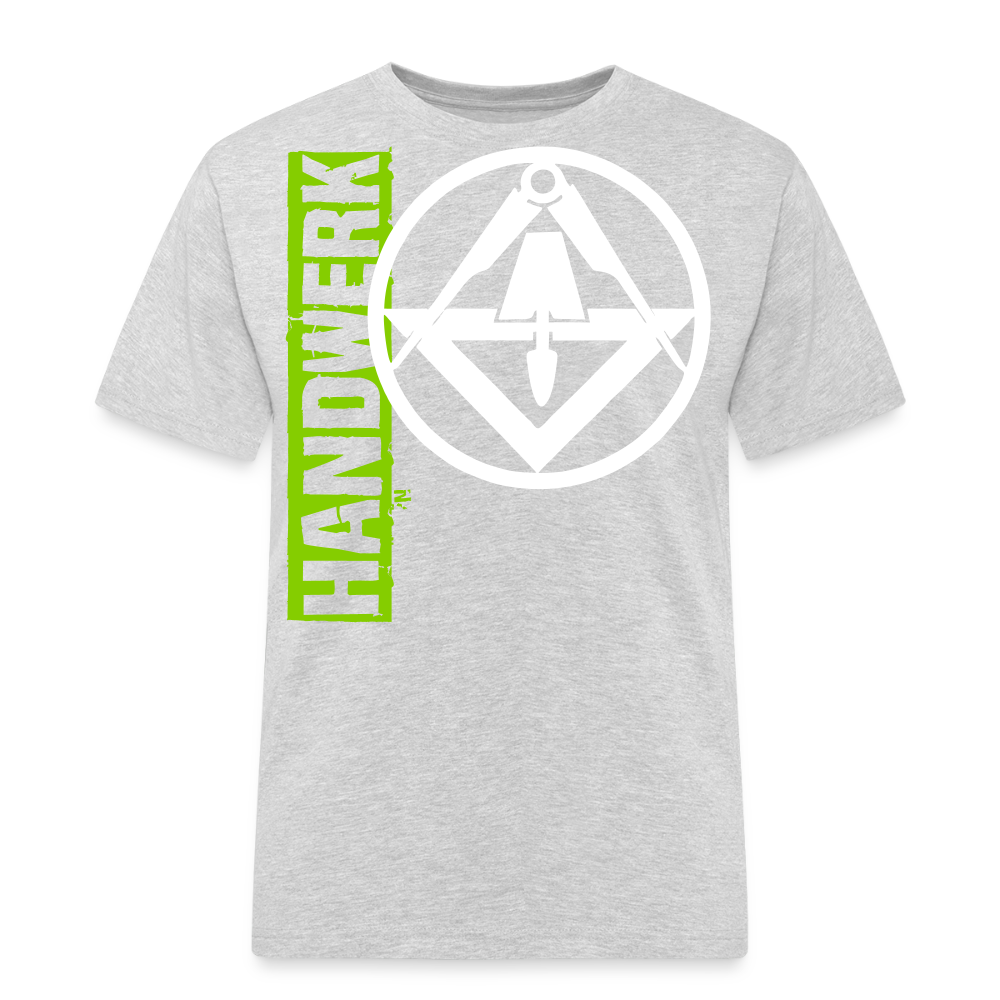 Unisex Workwear T-Shirt "Stuckateur" - Grau meliert