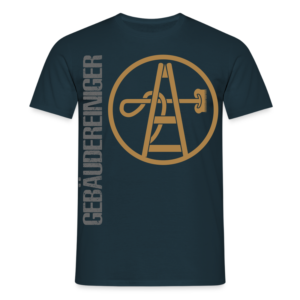 Unisex T-Shirt "Gebäudereiniger" - Navy