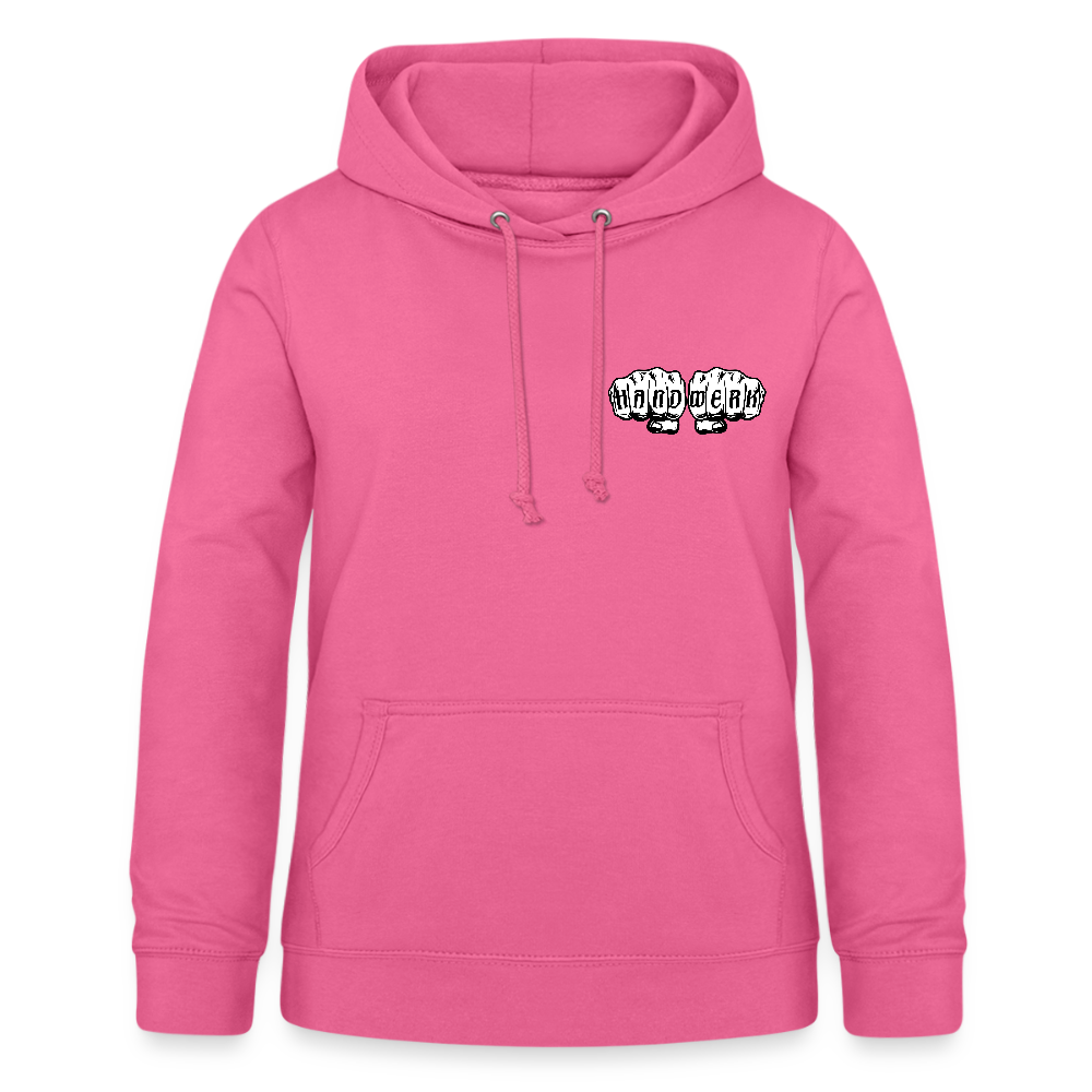 Frauen Hoodie "Heizungsbauerin" (beidseitig beruckt) - Pink