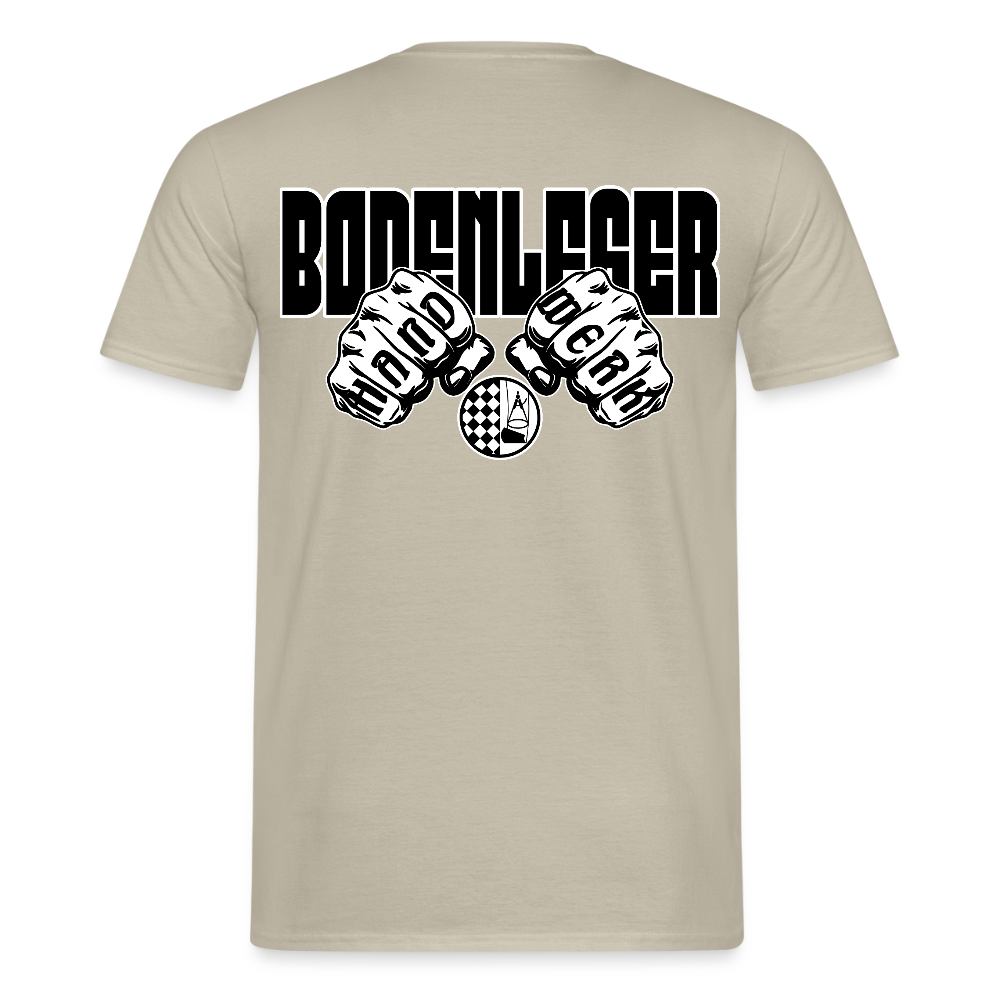 Unisex T-Shirt "Bodenleger" - Sandbeige