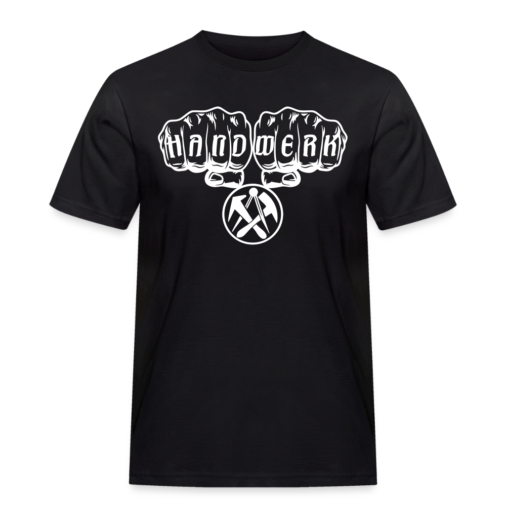 Männer Workwear T-Shirt "Dachdecker" Schwarz Männer Workwear T-Shirt