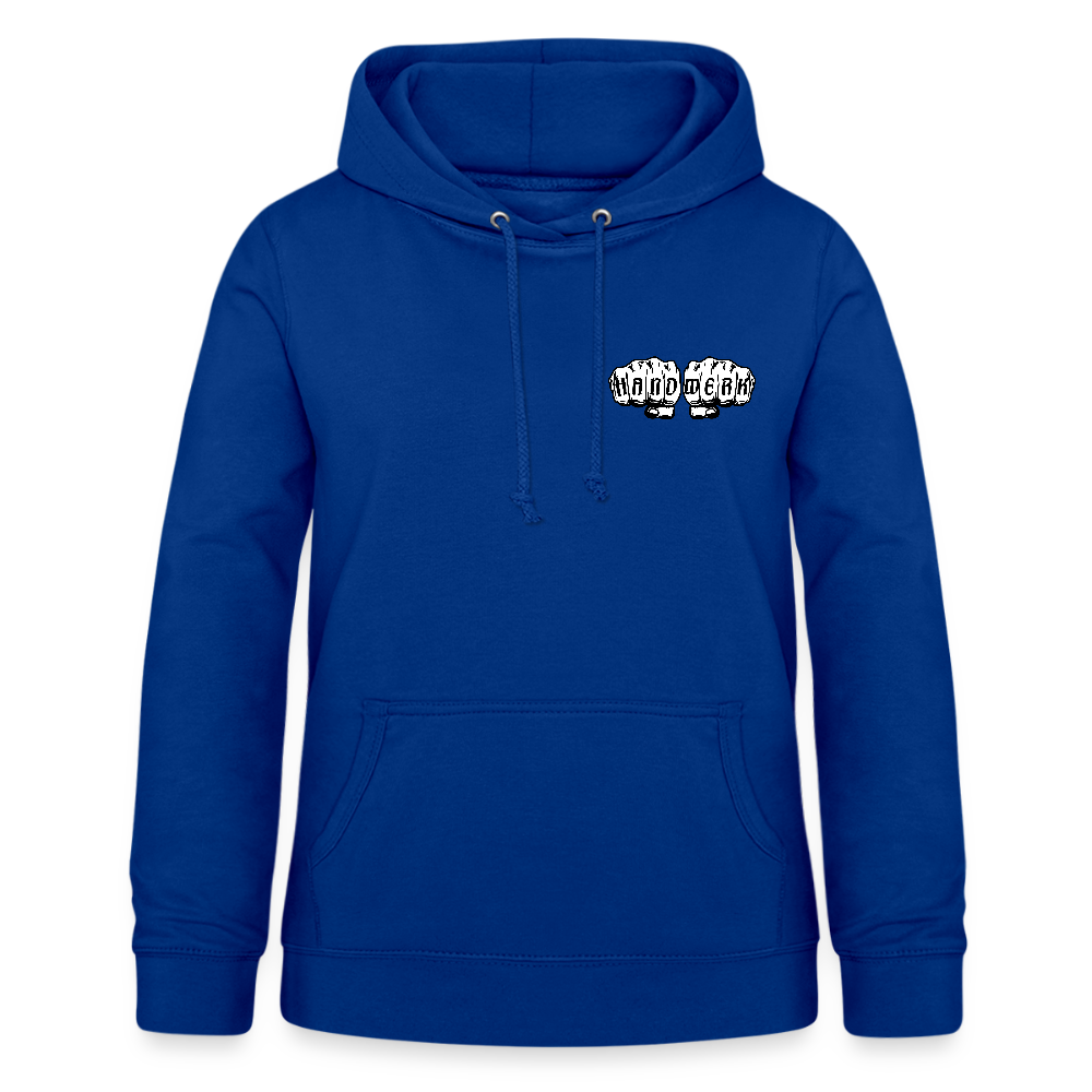 Frauen Hoodie "Gebäudereinigerin" (beidseitig bedruckt) - Royalblau