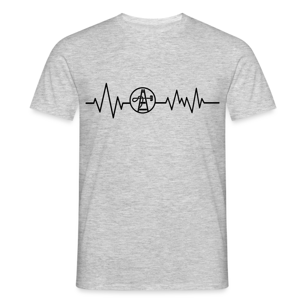 Unisex T-Shirt "Gebäudereiniger" - Grau meliert