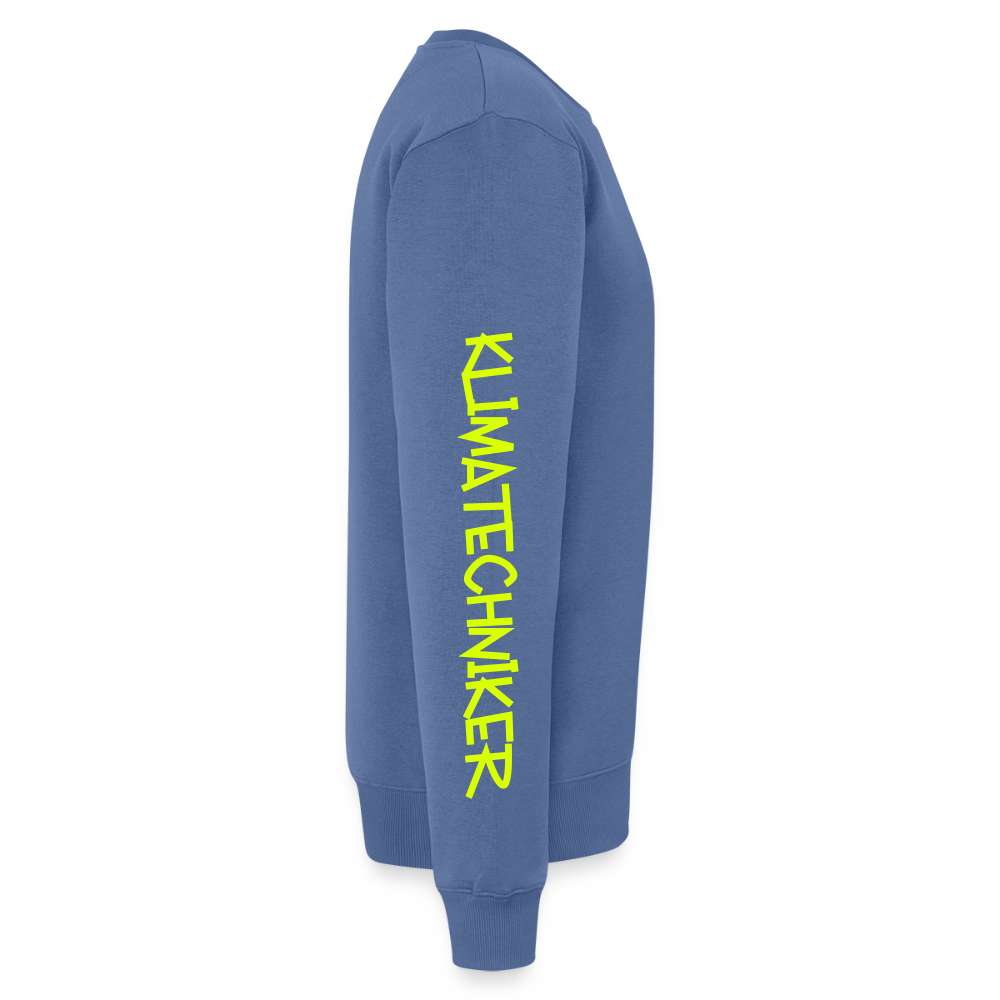 Unisex Premium Pullover "Klimatechniker" neongelb Männer Premium Pullover
