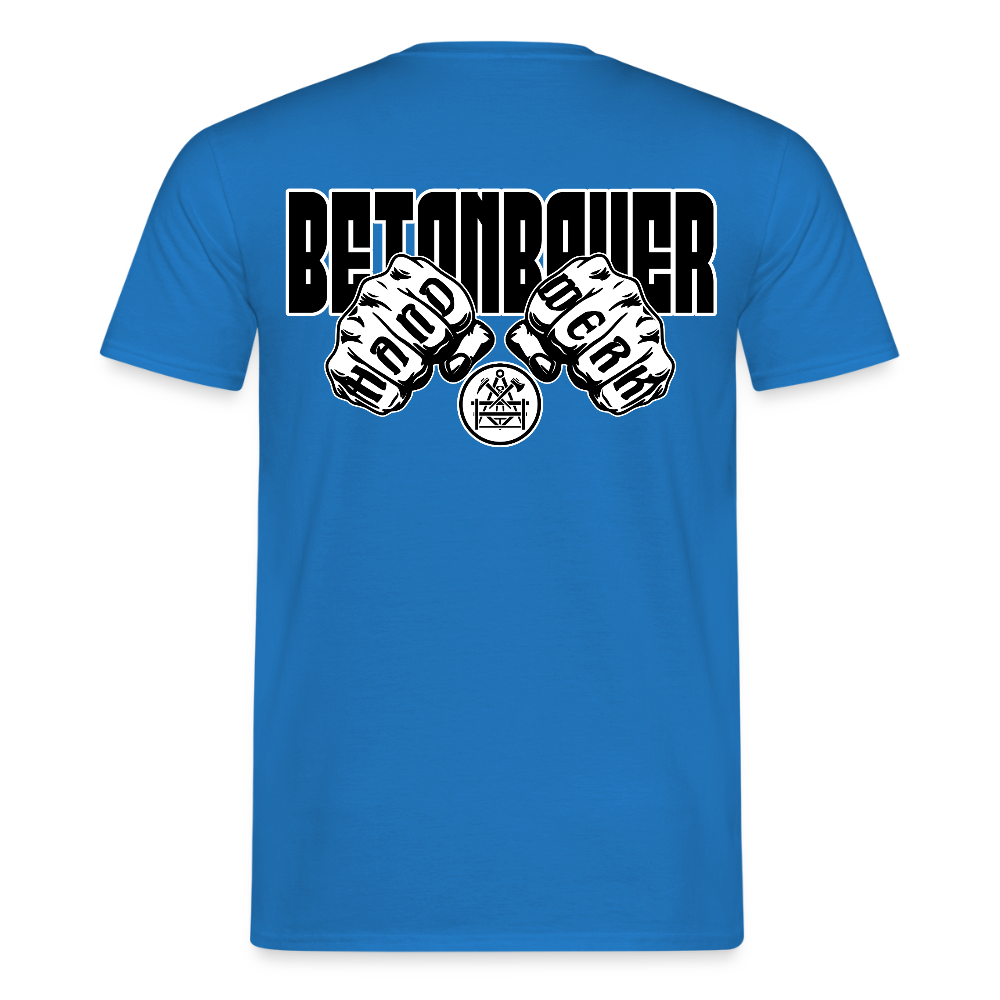 Unisex T-Shirt "Betonbauer" - Royalblau