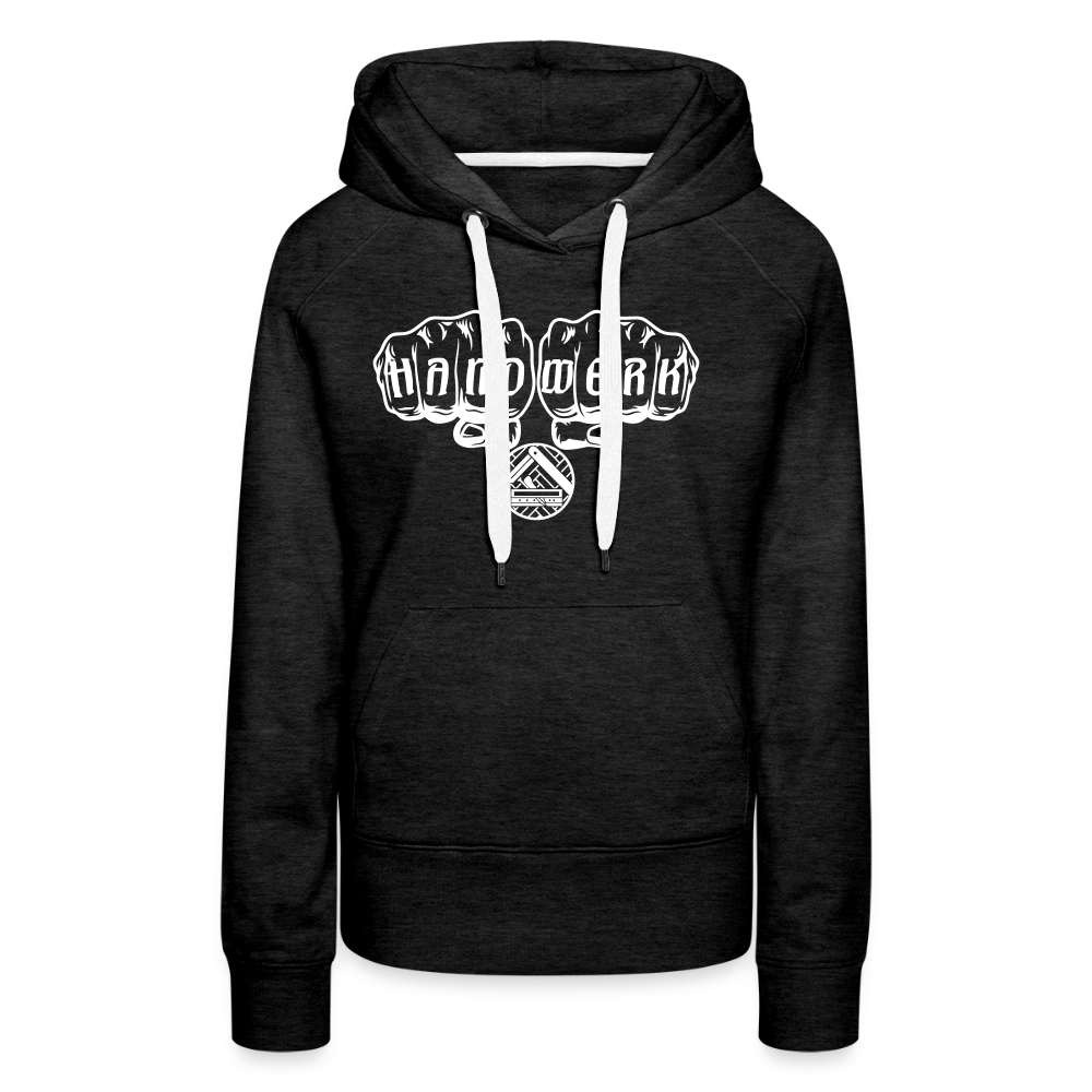 Frauen Premium Hoodie "Parkettleger" - Anthrazit
