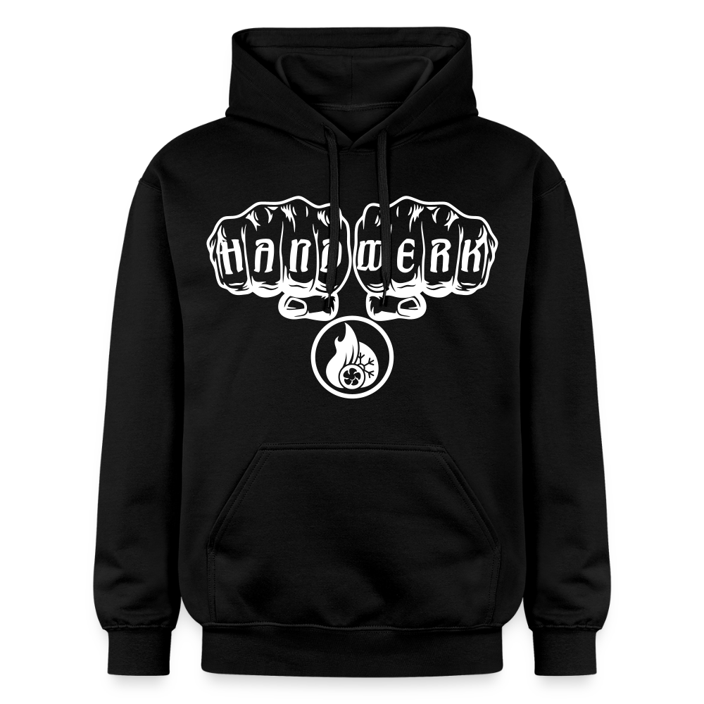 Gildan Unisex Softstyle® "Klimatechniker" Schwarz Gildan Unisex Softstyle® Midweight Hoodie