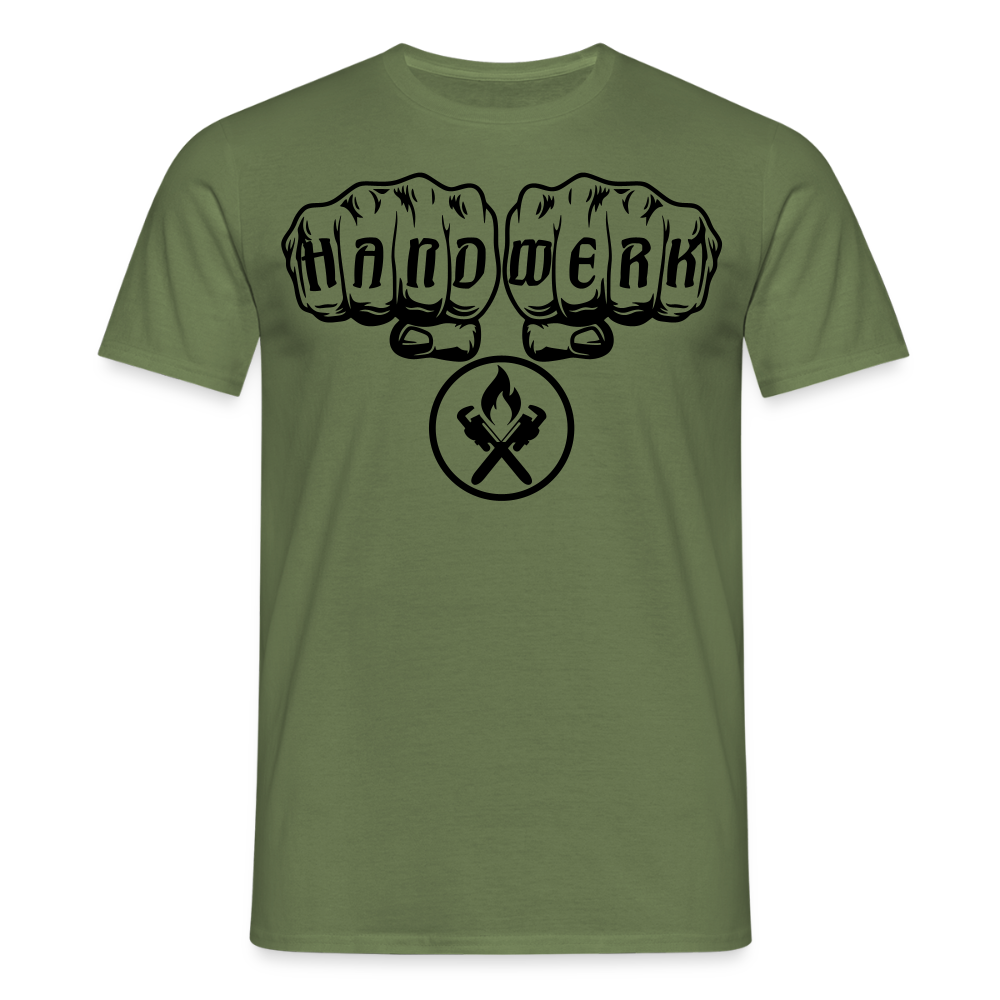 Unisex T-Shirt "Heizungsbauer" - Militärgrün