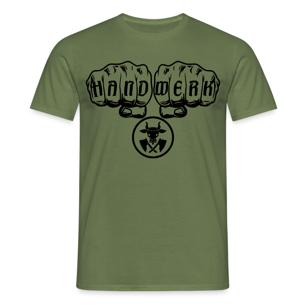 Unisex T-Shirt "Metzger" - Militärgrün