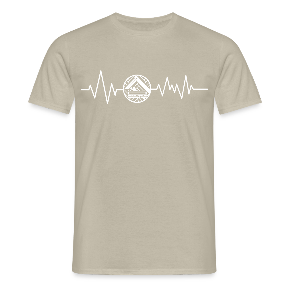 Unisex T-Shirt "Parkettleger" - Sandbeige