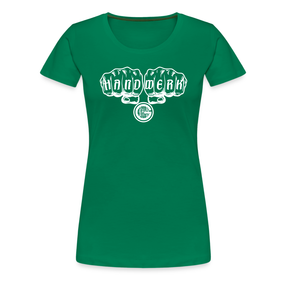 Frauen Premium T-Shirt "Gerüstbauer" - Kelly Green