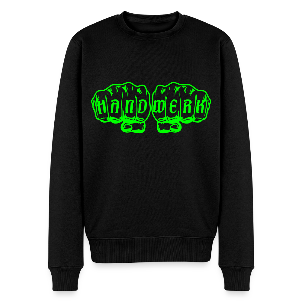 Unisex Premium Pullover "Klimatechniker" neongrün Männer Premium Pullover