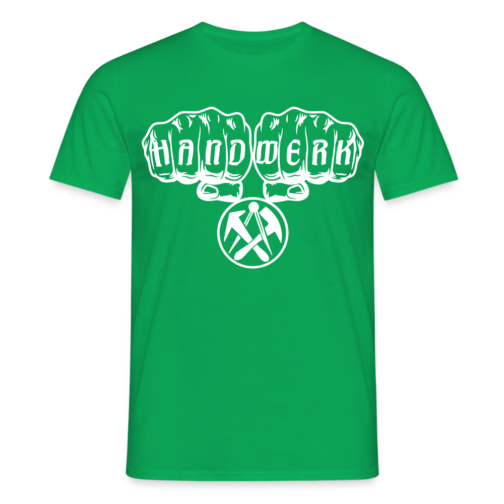 Unisex T-Shirt "Dachdecker" Kelly Green Männer T-Shirt