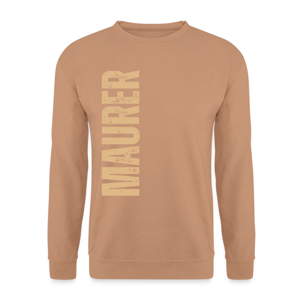 Unisex Pullover "Maurer" Mocca Unisex Pullover