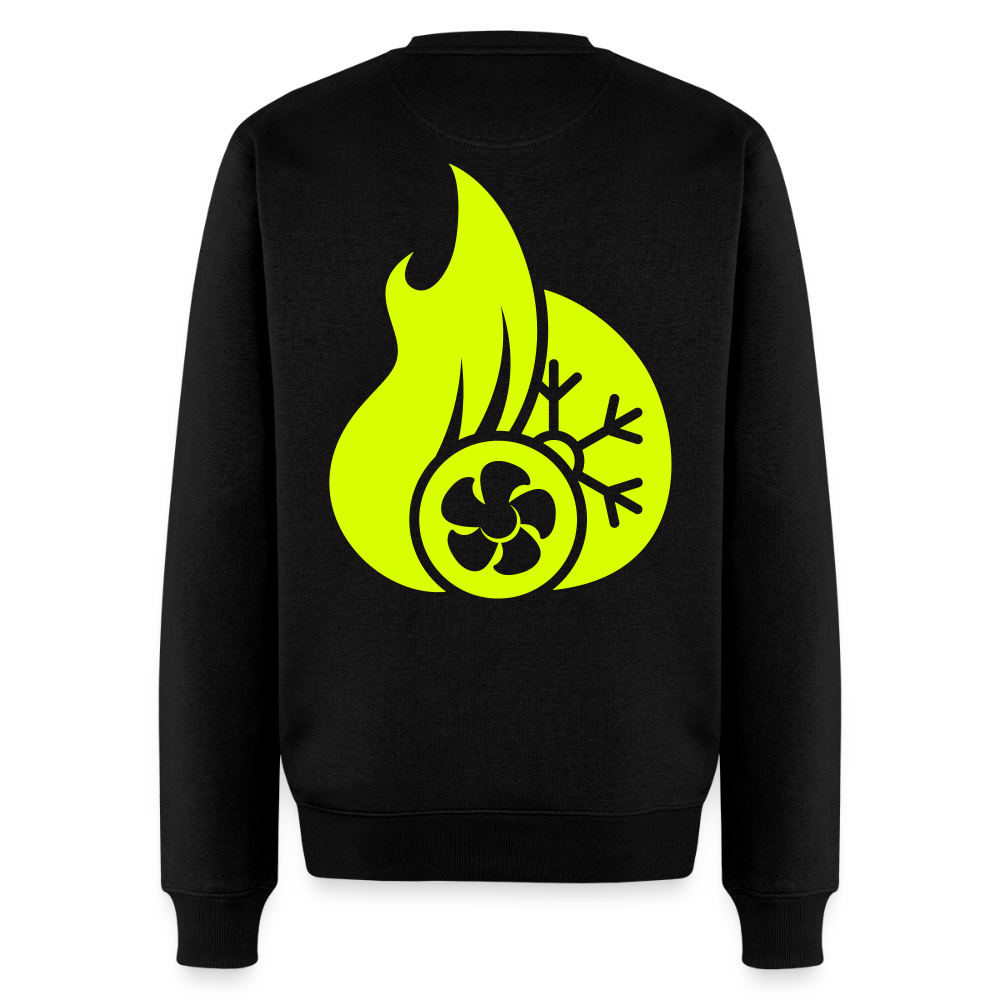 Unisex Premium Pullover "Klimatechniker" neongelb Männer Premium Pullover