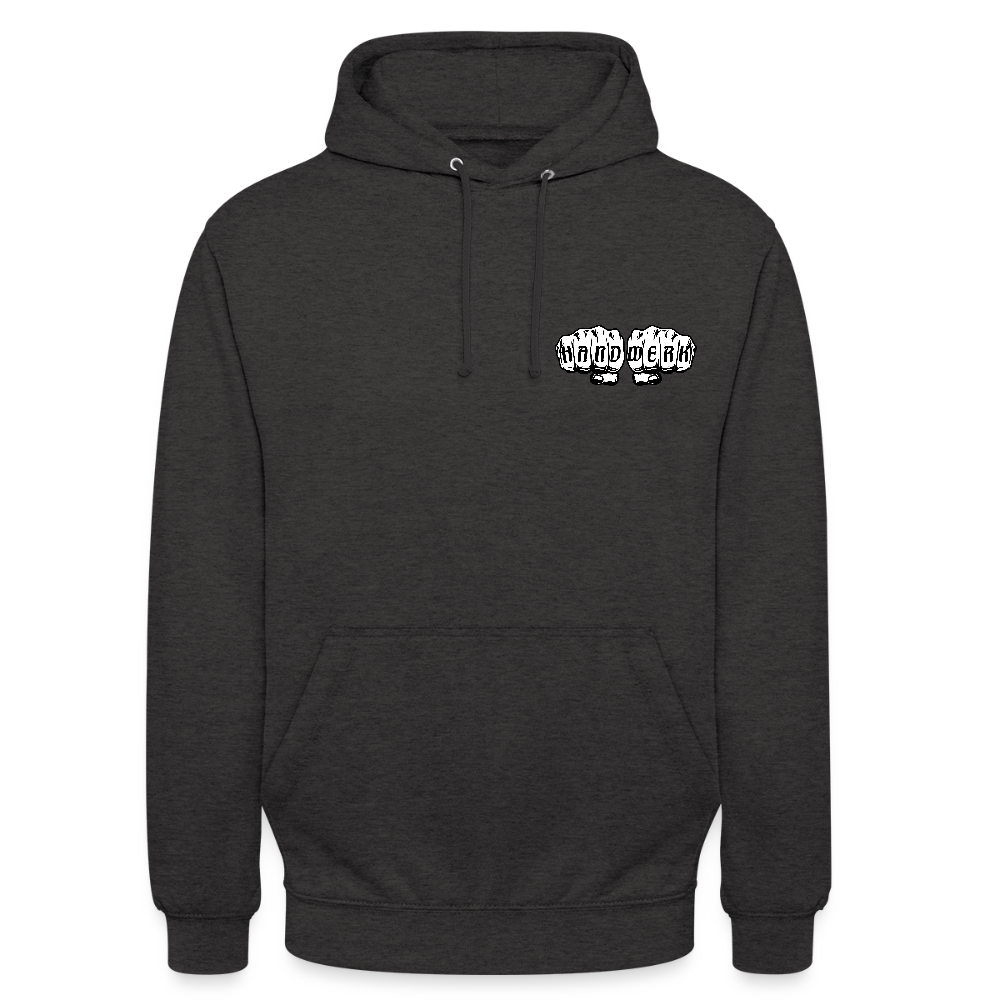 Unisex Hoodie "Klimatechniker" (beidseitig bedruckt) - Anthrazit