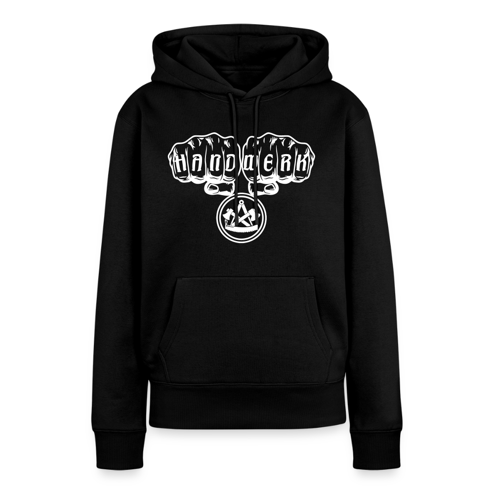 Frauen Premium Hoodie "Zimmermann" - Schwarz