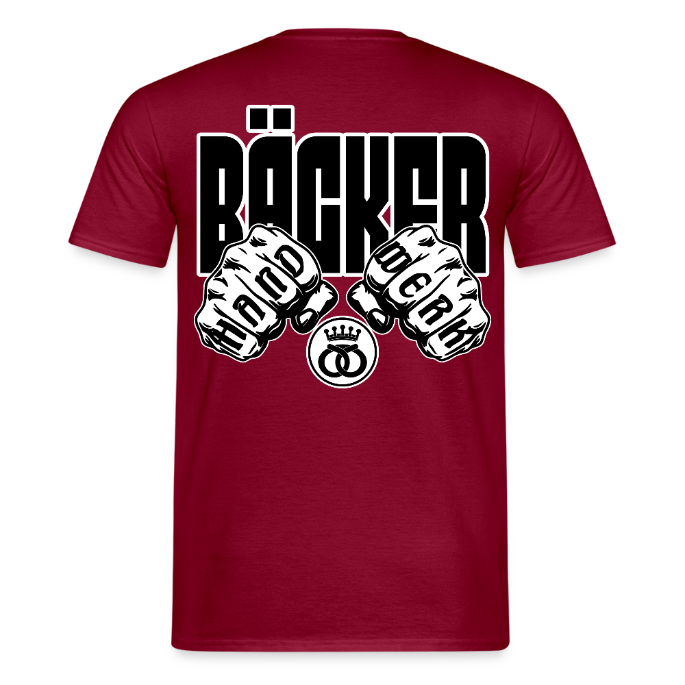 Unisex T-Shirt "Bäcker" - Ziegelrot