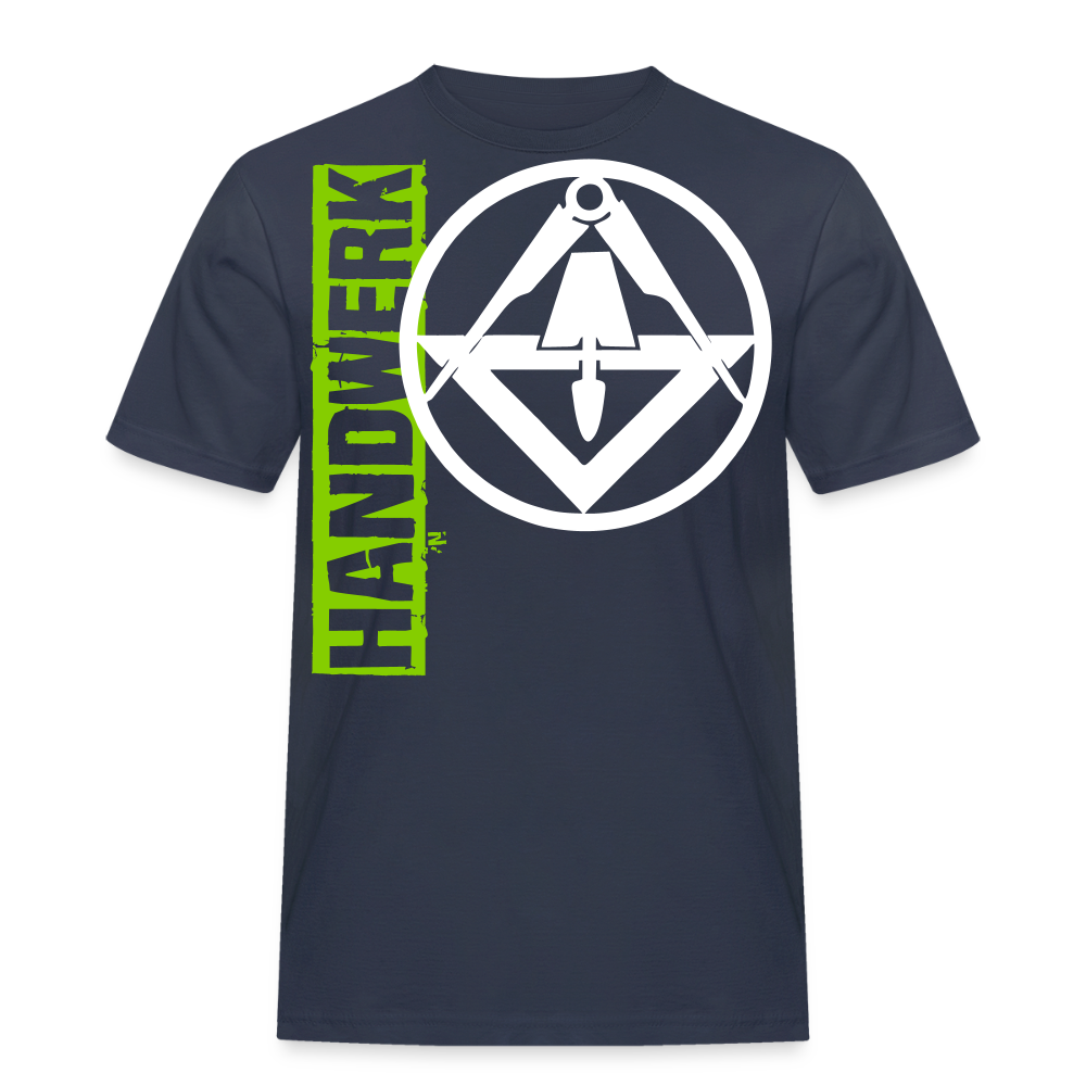 Unisex Workwear T-Shirt "Stuckateur" - Navy
