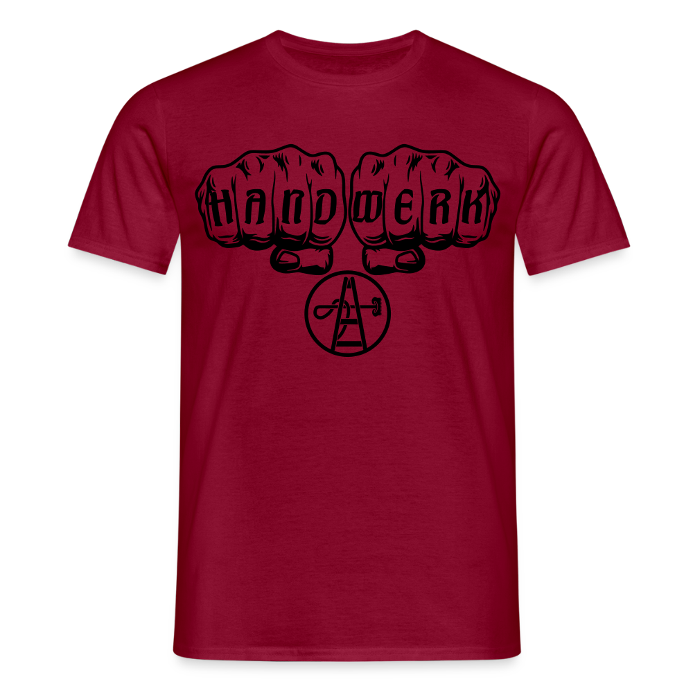 Unisex T-Shirt "Gebäudereiniger" - Ziegelrot